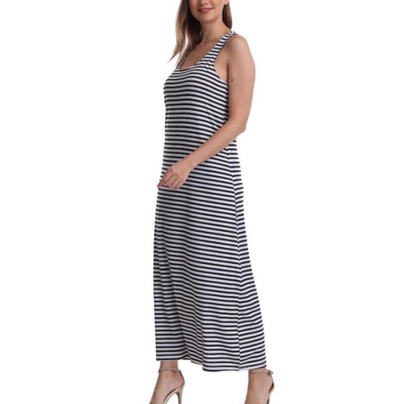 SUMONA Women Long Tank Tops Ankle Length Maxi Dress - Picture 2 of 2